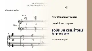 D. Dupraz: Sous un ciel &eacute;toil&eacute; (L. Anglani)