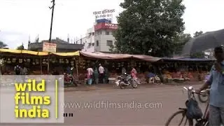 Street scene of Satara - Maharashtra