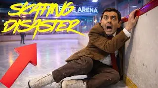 Mr Bean's Ice Skating Disaster Will Make You Laugh - Classic Mr Bean