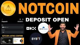 NOTCOIN Listing Confirm | Notcoin Launching News | Notcoin Deposit And Withdrawal Update