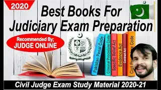 Books for Civil Judge Exam Preparation Pakistan.. Books For Judiciary Exam .. Civil Judge Books