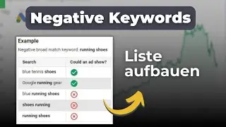 So sparst du Geld mit auszuschlie&szlig;enden Keywords bei Google Ads!