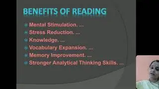 Benefits of reading By Prof. Sonal T Kame