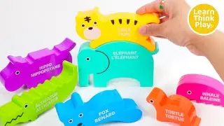 Colors Learning for Kids | Toddler Toys, Animal Stacker | Preschool, Toddler Learning Videos