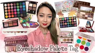 Eyeshadow Palette Tag 2020 -Newest/Oldest, Biggest/Smallest, MostExpensive/Cheapest, Most Used &more