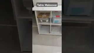table makeover #trending #ytshortsindia #ytshorts #tablemakeover #renovation #diy#decor #tabledecor