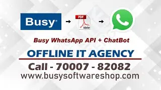 Busy Software Whatsapp Message | Send Whatsapp Message from Busy Software