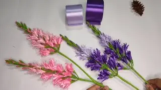 DIY|How To Make Satin Ribbon Flower Easy