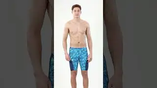 Sporti Tribal Graffiti Splice Jammer Swimsuit (22-40) | SwimOutlet.com