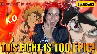 ASTA DEMON FORM!? ASTA VS LADROS!! Black Clover Episode 62 and 63 REACTION + REVIEW