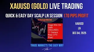 Day Trading and Swing Trading GOLD XAUUSD With VATA Envisage Algo On Funded Account