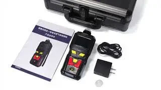 Portable Four In One Toxic And Harmful Gas Detector IP65 4500mAh