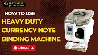 🔗 Best Currency Note Binding Machine for Banks & Offices | Heavy Duty Model 📚✨