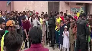 Wazir aala Sindh Murad Ali Shah ka nojawano ke sath cricket match