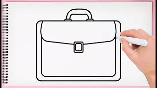 How to Draw Bag Step by Step Learn Easy and Simple Drawing a Bag for Kids