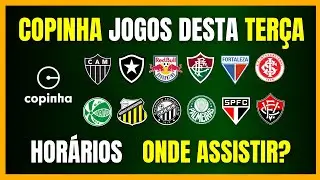 COPINHA 2026 | HORÁRIOS DEFINIDOS | JOGOS DESTA TERÇA | ONDE ASSISTIR?