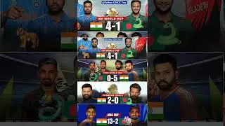 india vs Bangladesh Head to Head in ICC Tournament and Asia Cup Record 🚨 #BANvsIND