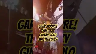GARY MOORE! 🤯 Thin Lizzy Guitar Solo Masterclass: The Irish Blues Rock King!
