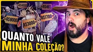 MINHA COLEÇÃO DE HARRY POTTER ATUALIZADA COM VALORES (2024) | Quanto será que vale?