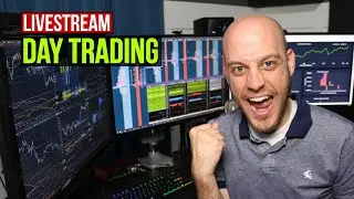 Markets Quiet Ahead of Auctions.  Live Day Trading Futures Order Flow 8 May 2024