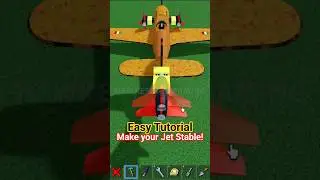Roblox Build a Boat for Treasure Tutorial Jet Mechanics to make plane fly stable #roblox #babft