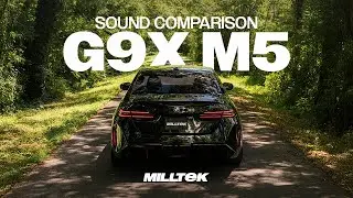 Milltek BMW G9X M5 Exhaust Sound Comparison
