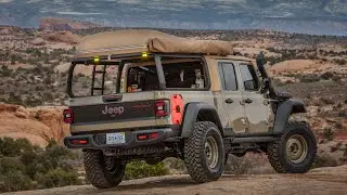 custom Jeep GLADIATOR Wayout by MOPAR goes offroad at the 53rd Annual Moab Easter Jeep Safari