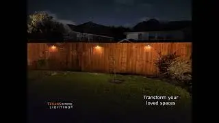 Outdoor Lighting for fences