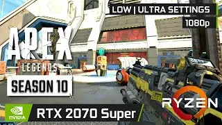 RTX 2070 Super Ryzen 7 5800X Apex Legends Season 10 | Low and Ultra Settings 1080p Benchmark