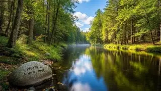 River Stream Sounds 🌊 Relaxing Water Ambience for Sleep and Stress Relief #1982