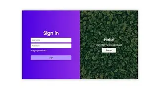 Animated Login and Registration Form in HTML CSS & JavaScript