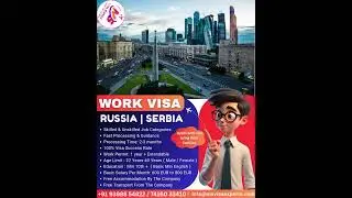 RUSSIA, SERBIA WORKVISA #settleabroad #visahub #visaagent #jobseekervisa #trendingshorts #viralvideo