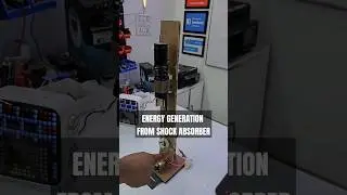 Energy Generation from Shock Absorber #projectideas #scienceexperiment  #freeenergy #science