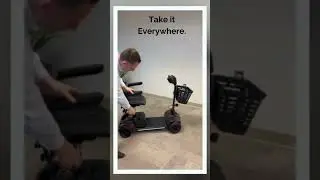 A folding electric scooter at an attractive price. Take this one with you and see whe...