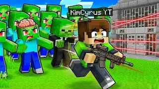 ZOMBIE APOCALYPSE vs Security House in Minecraft! (Tagalog)