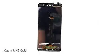 Дисплей Xiaomi Mi4S в сборе золотой. Wellfix.ru