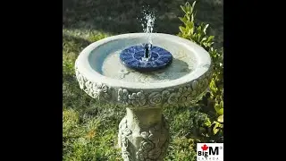 BigM solar powered floating fountain