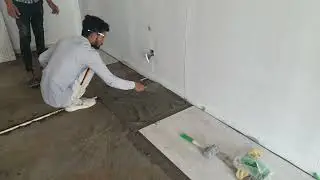 Interior work MDF cladding partal wood framing with paint finishes continue #indianconstruction