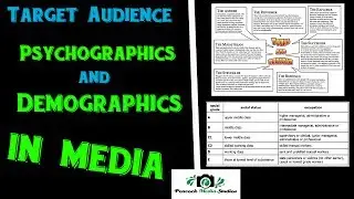 Target Audience Series - Psychographics and Demographics in Media