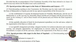 Article 371 of Indian Constitution