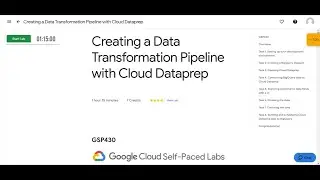 Creating a Data Transformation Pipeline with Cloud Dataprep