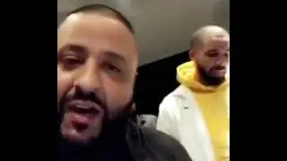 DRAKE ON DJ KHALED'S SNAPCHAT 