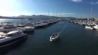 Vuelo de prueba en navegacion ZODIAC NZO 760  DJI ADVANCED IBIZA