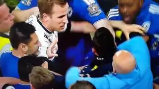 Diego Costa vs Michel Vorm Fight Clash ~ 2 2 Chelsea vs Tottenham 5 2 16