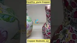Pure copper bedside Apple jar || Copper Jar || Drinkwware | Copper Expert