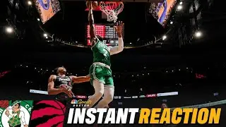 INSTANT REACTION: C's 'WEATHER THE STORM', hold off second-half run vs. the Raptors ☘️