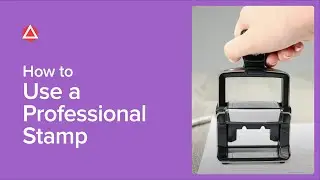 How To Use A Professional Stamp