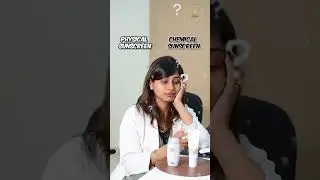 Best sunscreen| Physical vs Chemical Sunscreen #sunscreen #sunscreenforsensitiveskin #dermatologist