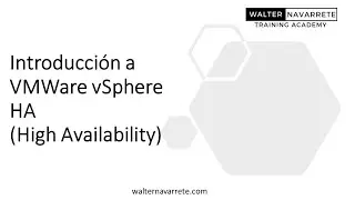 Introduccion a VMWare HA