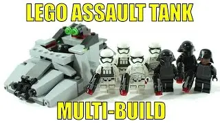 LEGO STAR WARS 75132 X2 MULTI-BUILD ASSAULT TANK